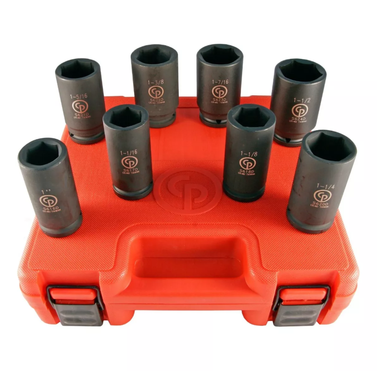 Kit Dados De Impacto 3/4 Chicago Pneumatic Ss6008d