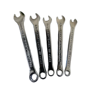 Llaves Milimétricas Combinadas Craftsman 5 Pza Diferentes Plateado